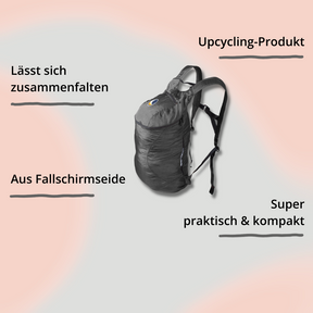 Backpack Super Black mit Impact