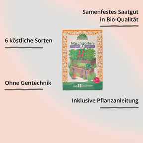 Saatgut-Set Saatgut-Set Naschgarten von die Stadtgärtner – Verpackung mit Impact