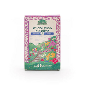 Saatgut-Set Wildblumen Klassiker von Die Stadtgärtner – Verpackung