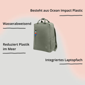 Got Bag Tagesrucksack 2.0 Bass von der Seite mit Impact