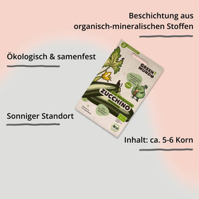 Saatgut Zucchino von Green Mundo mit Impact