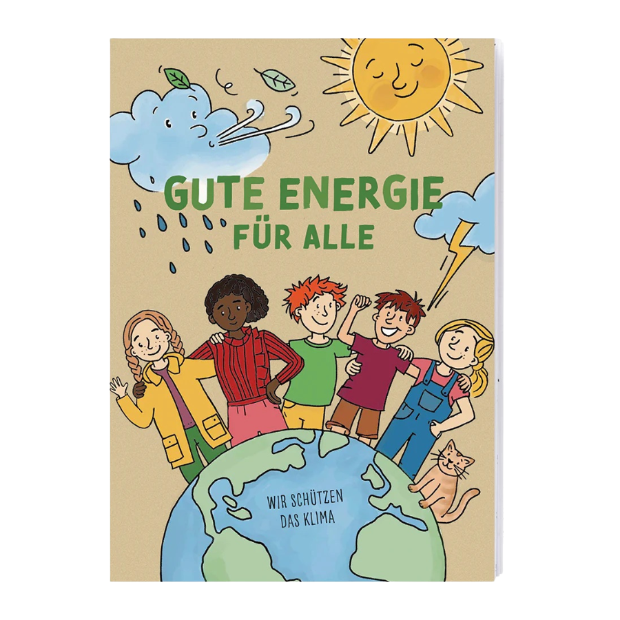 Klimaschutz Malbuch – Gute Energie für alle von Hautfarben Cover