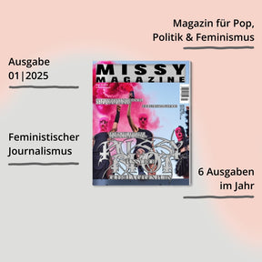 Missy Magazin 01 | 2025 – Cover mit Impact