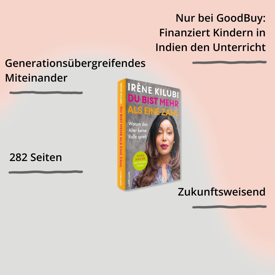 Du bist mehr als eine Zahl von Irène Kilubi – Cover mit Impact