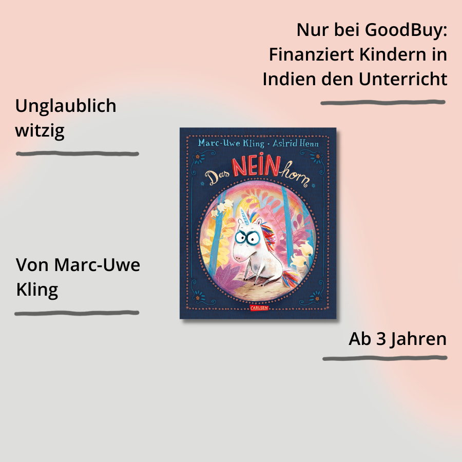 Das Neinhorn Buchcover mit Impact