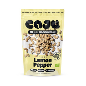 caju Cashews Lemon & Pepper – Verpackung von vorne