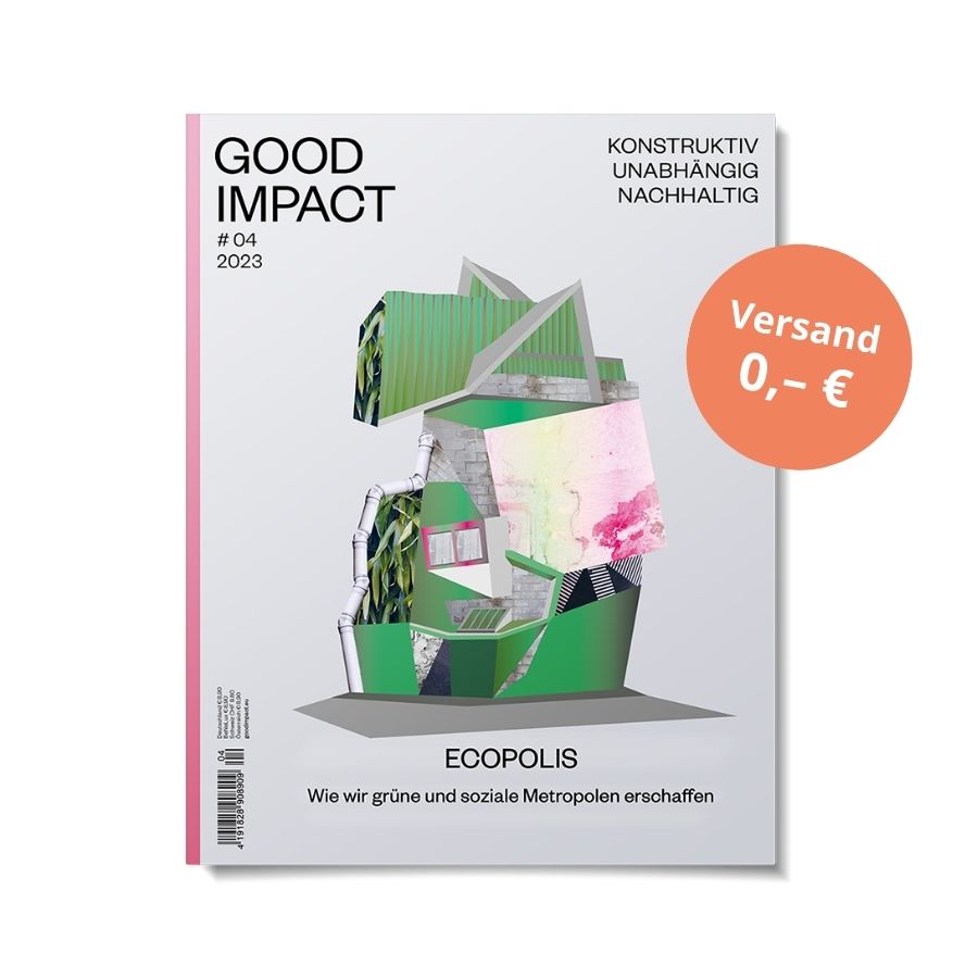 Cover der Good Impact Ausgabe 4 mit Störer