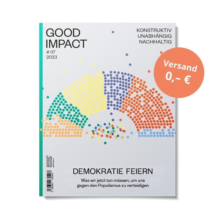 Cover der Good Impact Ausgabe 7 mit Störer