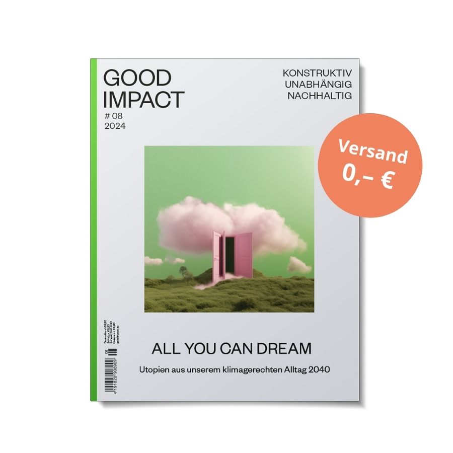 Cover der Good Impact Ausgabe 8 mit Störer