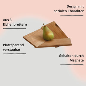 Schale zusammengebaut mit Obst mit Impact