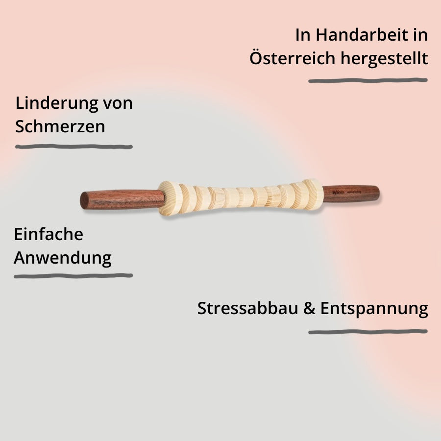 Faszienstab Woodstick Flex – Hell von styleholz mit Impact