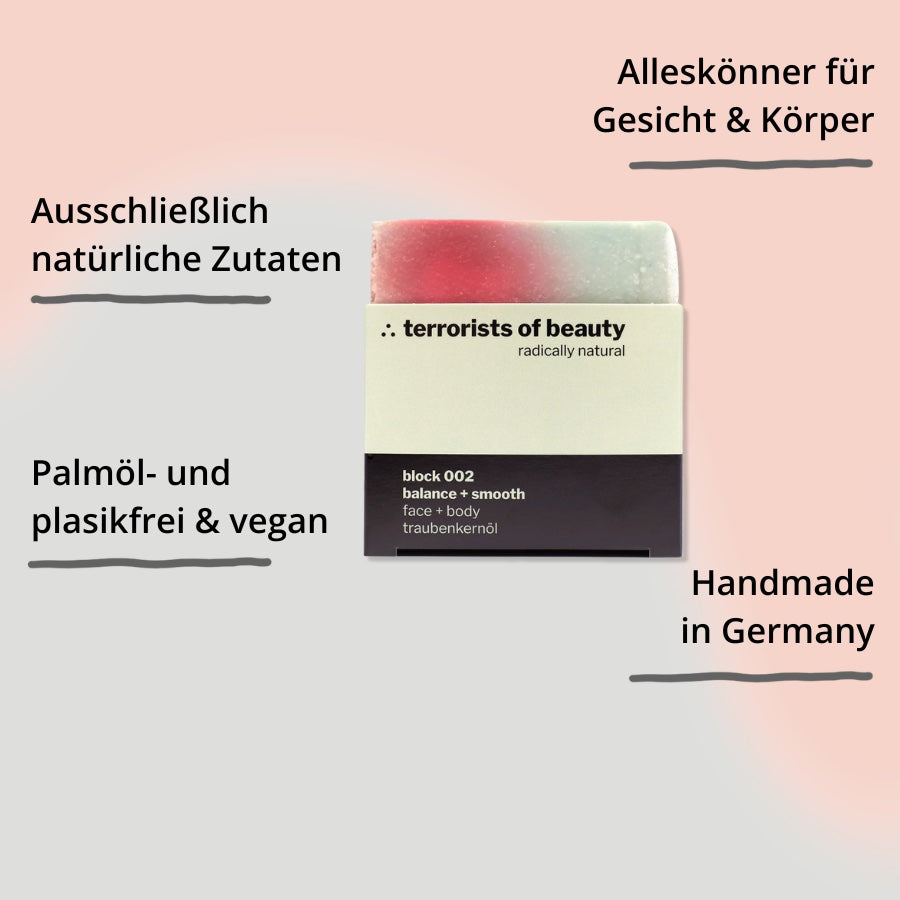 Seifenblock 002: Balance + Smooth von terrorists of beauty mit Impact