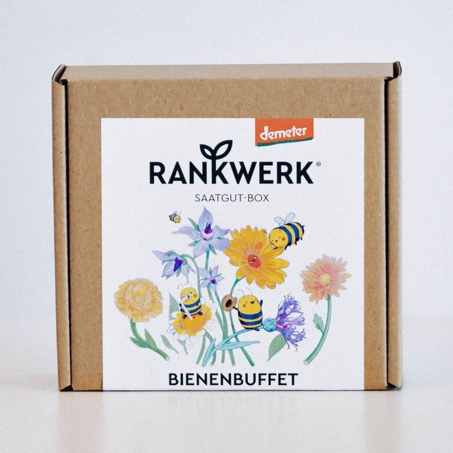 Saatgut Box Bienenbuffet Verpackung